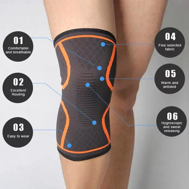 Running knee sleeve features: breathable, flexible, easy to wear