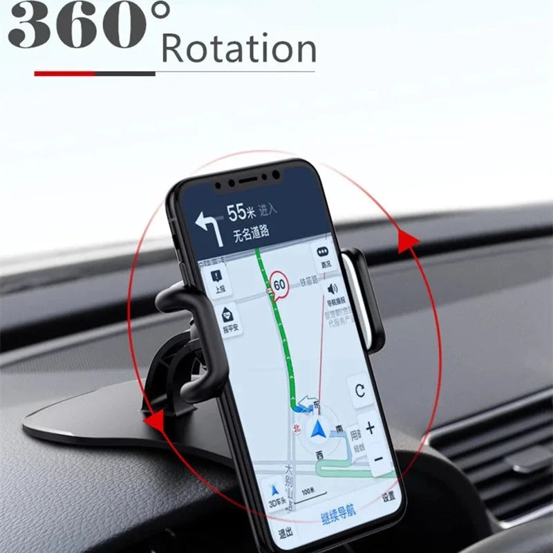 Car phone holder mount 360 degree rotation feature