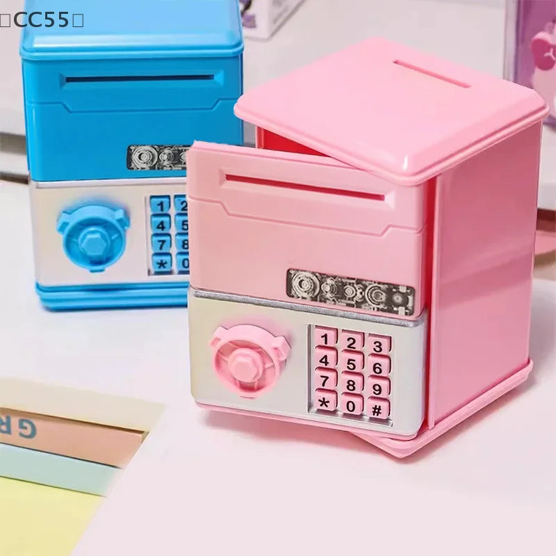 Electronic piggy bank for kids - front view
