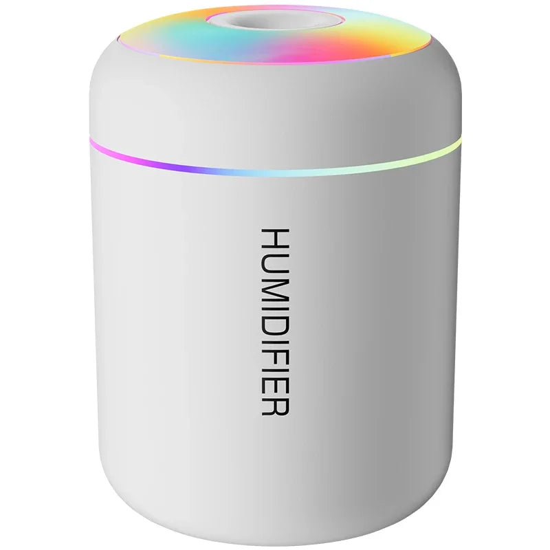 Mini USB humidifier aroma diffuser - in use