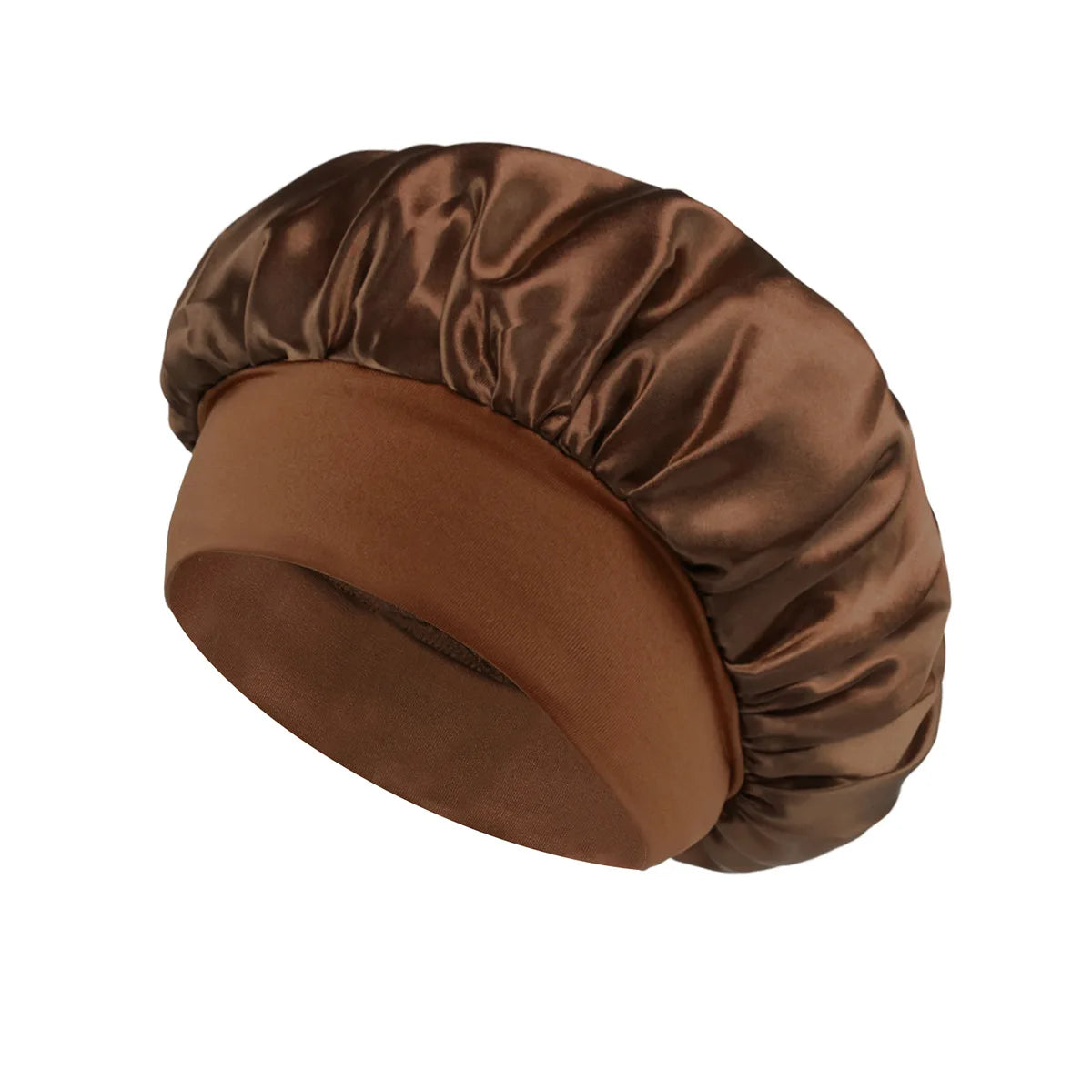 Colorful satin hair bonnets collection