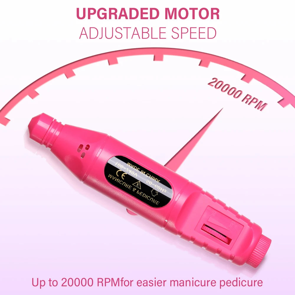 Manicure drill set colors collection