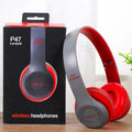 P47 wireless Bluetooth headphones - top view