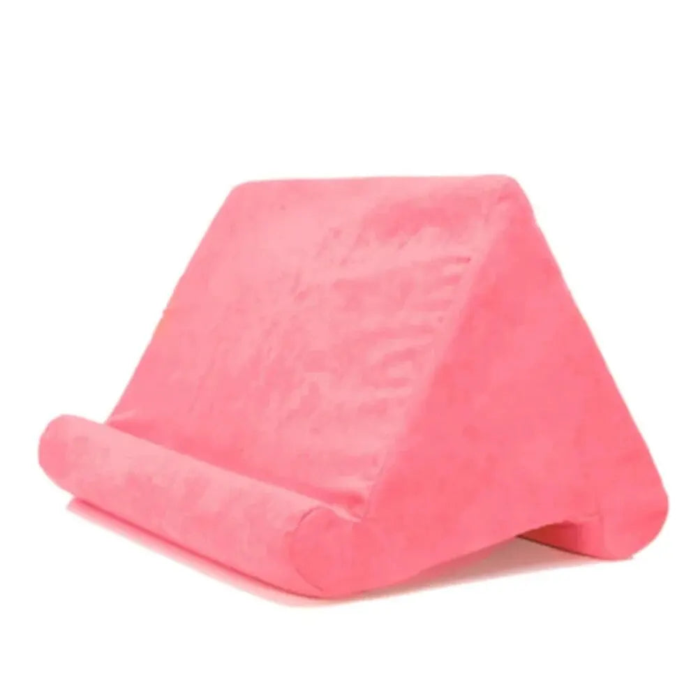 Tablet pillow stand pink wedge product shot