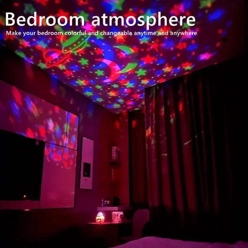 Star projector night light galaxy lamp - lifestyle shot