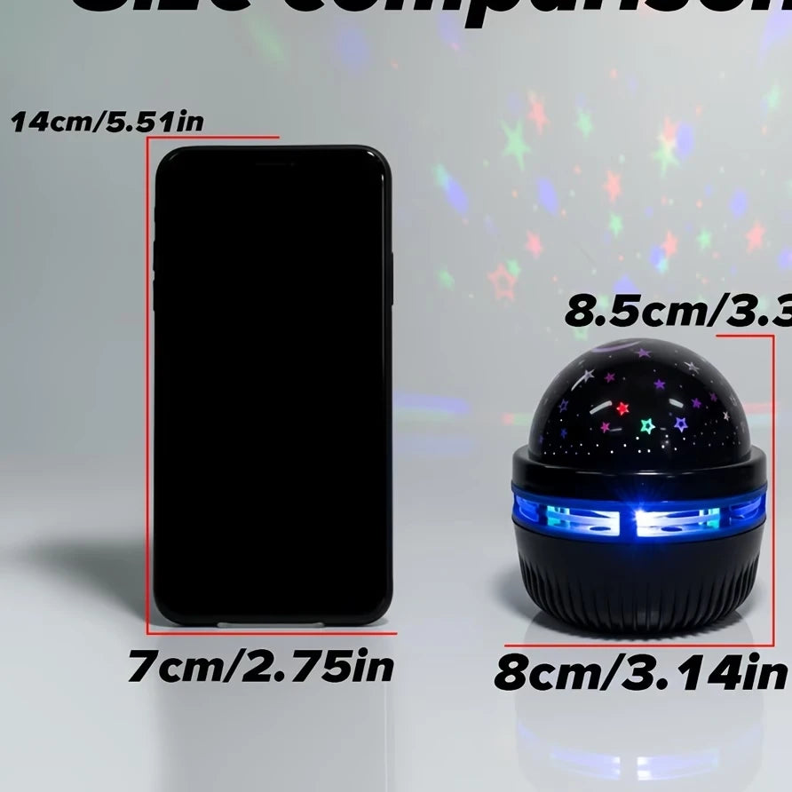 Star projector night light galaxy lamp - packaging